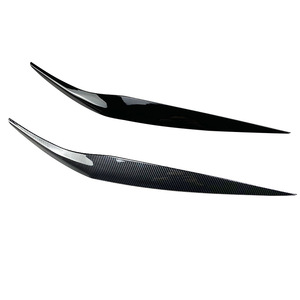 Ford Fiesta Mk6 5 Headlight Eyebrow Carbon Fiber Texture Decal Body Sticker For 2013 2017 - Product Image 4