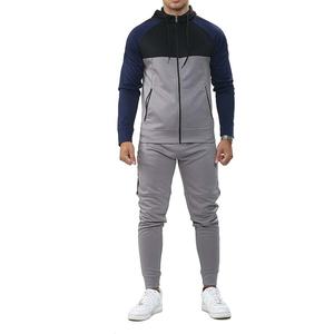 Vêtements de sport pour hommes, sweat-shirt d'hiver pour la course à pied, le fitness en plein air, en coton molletonné, fermeture éclair, coupe slim, pantalon de jogging pour la salle de sport - Product Image 4