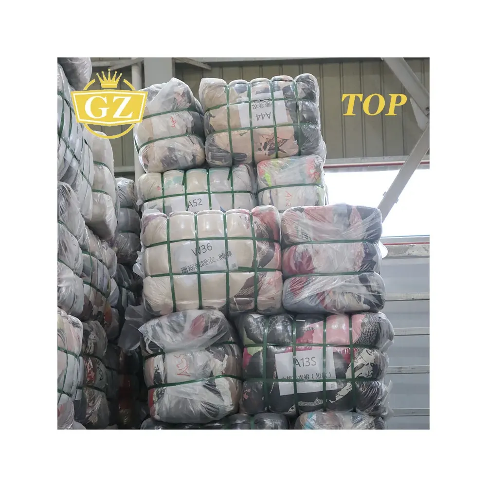 GZ Most Popular A Grade Used Clothes Bales For Women, Hot Selling Mixed Clothing Second Hand Ladies Clothes From China
