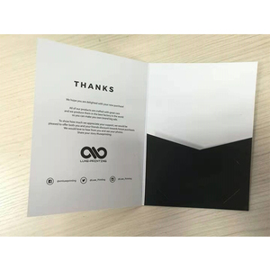 Printing 300gsm Thickness Office A4 Presentation Custom Print File Paper <strong>Folder</strong> A5 A6 A7 Invitation <strong>Card</strong> <strong>Folder</strong> - Product Image 1