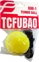 Balle d'entraînement de tennis professionnelle JK avec corde élastique et caoutchouc rebondissant, jouet sportif
