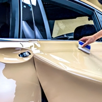 Film de protection de voiture en vinyle PET TPU moulé, super brillant, couleur sable beige cristal, vente en gros d'usine, un rouleau complet de 1,52 x 18 m / 5 x 60 pi