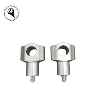 Adaptor peninggi klem setang sepeda motor, aksesori sepeda motor mesin presisi aluminium CNC