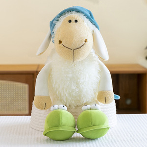 Muñeco de peluche de lana blanca adorable, juguete decorativo, muñeco infantil, muñeco para máquina de garras, regalo de cumpleaños, venta al por mayor - Product Image 1
