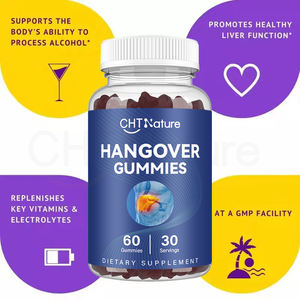 CHTNature OEM/ODM Suplementos para aliviar la resaca 60 gomitas/botella de gominolas antiresaca - Product Image 3
