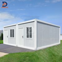 Vente en gros de petites maisons préfabriquées, kits de maison mobile prêts à être expédiés, module de conteneur, maison en bois avec matériaux de panneau sandwich en acier