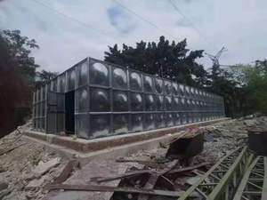 Réservoir d'eau composite BDF en acier inoxydable, conteneur de stockage d'eau modulaire fixé par boulons, prix du réservoir d'eau de 10 000 litres - Product Image 2