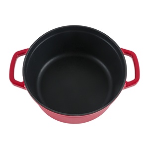 <span class=keywords><strong>Casserole</strong></span> compatible avec plusieurs poêles pour four hollandais en fonte émaillée en métal de <span class=keywords><strong>5L</strong></span> pour soupe - Product Image 3