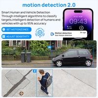 Cámara de Seguridad Inteligente con Detección de Movimiento, 8MP, Doble Luz, Audio Unidireccional, 4K, IA, Visión Nocturna, PoE, CMOS, Gran Angular, Almacenamiento en la Nube