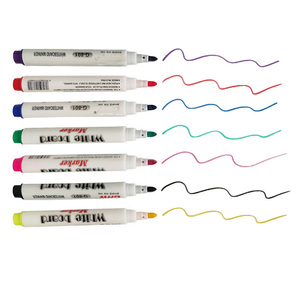 Stylos effaçables à l'eau Bonvada pour enfants, marqueurs flottants colorés pour tableau blanc, céramique, cuillère, tissu, effaçables à sec et à l'eau - Product Image 5