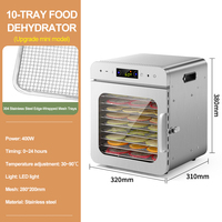 Déshydrateur alimentaire domestique pour fruits secs, mini déshydrateur désodorisant à 10 plateaux