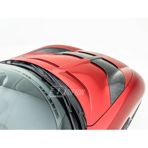 MSY Style Partial Exposed Dry Carbon Fiber <b>Hood</b> Bonnet For Ferrari Roma 2020-2025 - Product Image 3