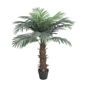 Linwoo 100cm China Factory Künstliche Palme Gefälschte Kunst palme Pflanzen Bonsai Für Hausgarten