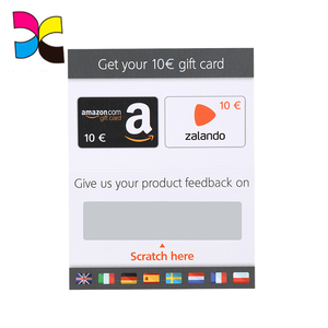 Mã vạch <span class=keywords><strong>QR</strong></span> Mã thẻ cào, đầy đủ màu sắc <span class=keywords><strong>Scratch</strong></span>-off in thẻ - Product Image 2
