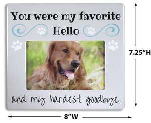 Recuerdo para mascotas-Pet Memorial foto marco-Pérdida de marco de foto para perro o gato-<span class=keywords><strong>mi</strong></span> hola favorita y <span class=keywords><strong>mi</strong></span> - Product Image 3