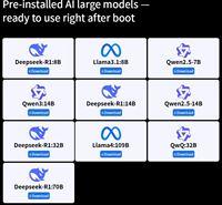 Komputer PC Workstation Mini Desktop Server AI dengan AMD Ryzen AI Max+395 Gb10 128gb RAM 2TB SSD AI Mini Superkomputer