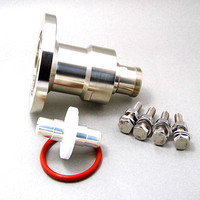 Connecteur coaxial électrique à bride EIA 13/8'' pour adaptateur coaxial RF fabriqué avec connecteur femelle DIN 7/16
