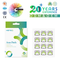Patchs Hydrocolloïdes Anti-Acné à l'Acide Salicylique et à l'Arbutine – Pour Tous Types de Peaux – Autocollants Cicatrisants Individuels pour l'Été