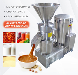Máquina de mantequilla de maní Máquina de procesamiento de salsa de chocolate Industria alimentaria Molino coloidal - Product Image 1