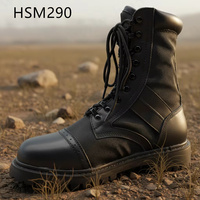 Bottes de combat durables ZYF, Elite Mission Training pour expéditions et patrouilles de frontière, conception à double articulation, bottes de marche noires HSM290