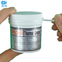 Poids net 100 grammes, emballage en boîte GD460, pâte thermique conductrice argentée, plâtre en silicone, composé pour dissipateur de chaleur CN100