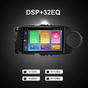 Aijia Top One Factory Lecteur multimédia Android 14 avec écran tactile complet de 9 pouces et radio FM pour <span class=keywords><strong>Toyota</strong></span> <span class=keywords><strong>Yaris</strong></span> 2012-2017, autoradio, pièce automobile - Product Image 4