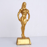 Trophées en résine faits à la main pour la compétition de fitness, de musculation, de boxe, de course, d'arts martiaux, de danse, de taekwondo