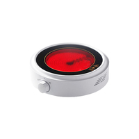 Cuisinière à induction électrique MZD 800 Watt, mini cuisinière à induction pour usage domestique, boîtier en acier inoxydable