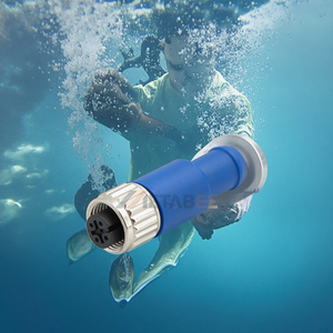 Terminador de resistencia NMEA 2000 resistente al agua M12 A conector codificado 5 pines macho y hembra - Product Image 1