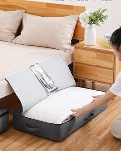 Lớn có thể gập lại Quilt Organizer Superior không gian sử dụng cho phòng ngủ ký túc xá tủ quần áo vải dưới giường lưu trữ túi bộ đồ giường - Product Image 1