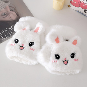 Minggan Plush Flip Top Bunny <b>Gloves</b> Winter Thermal Insulated Touchscreen Women's <b>Warm</b> <b>Gloves</b> - Product Image 4