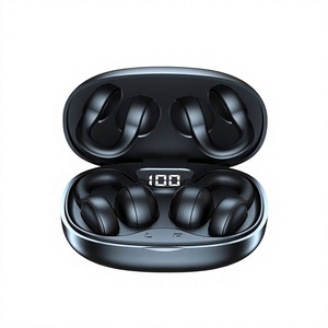 Écouteurs Bluetooth sans fil X58, écouteurs sportifs à clipser sur l'oreille avec affichage numérique de la puissance - Product Image 1