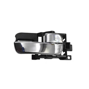 Handle pegangan pintu Interior mobil otomatis kiri kanan depan belakang kenop dalam dengan kunci untuk Nissan QASHQAI 2007-2013 - Product Image 3