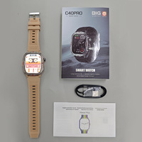 Reloj Inteligente C40 Pro para Hombre, Pantalla con Monitoreo Deportivo, Seguimiento de Actividad, Música, Sueño y Brújula, Compatible con Android e iOS