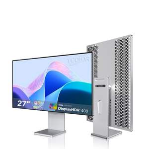 شاشة كمبيوتر مكتبي TCOIOR بدقة 4K، شاشة 6K مقاس 27 بوصة، شاشة كمبيوتر بمعدل تحديث 60 هرتز و144 هرتز، شاشات كمبيوتر 4K مقاس 27 بوصة، شاشات LCD - Product Image 1