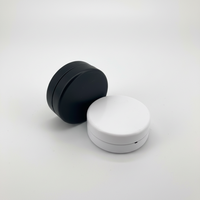 Boîte en fer blanc ronde personnalisable (couleur et logo) avec sécurité enfant, fabriquée à partir de matériaux recyclés