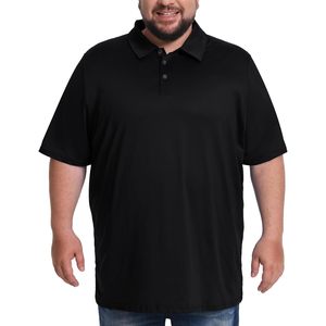 FOXA Polo pour hommes grandes tailles, à séchage rapide, à manches courtes, col classique, haut de golf, taille plus 2XL 8XL - Product Image 1
