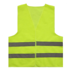 Chaleco Reflectante de Poliéster Amarillo Naranja de Alta Visibilidad CE EN471, Ropa de Seguridad con Logotipo Personalizado - Product Image 3