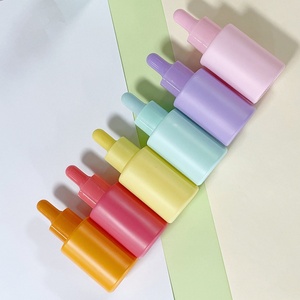 Cosmetic Dropper Bottle 30ml 40ml 50ml 60ml 80ml Flat Shoulder Serum Oils Glass Dropper Bottle for Hair Oil with Custom Label - Product Image 6