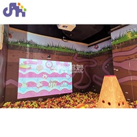 Aire de jeux intérieure pour enfants, piscine à balles, jeu interactif mural 3D avec projecteur de balles AR pour enfants