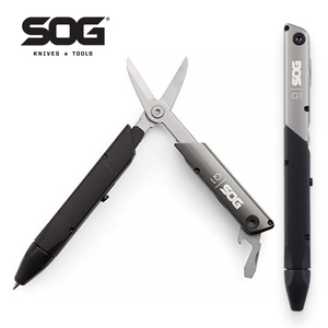 <span class=keywords><strong>Multitool</strong></span> Taktischer Stift - <span class=keywords><strong>SOG</strong></span> Baton Q1 TSA-zugelassenes Reisezubehör, <span class=keywords><strong>Multitool</strong></span>-Stift mit Reiseschere, EDC-Ausrüstung (ID1001-CP) - Product Image 1
