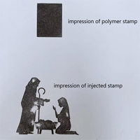 Jeu de timbres en photopolymère transparent pour la fabrication de cartes de scrapbooking bricolage
