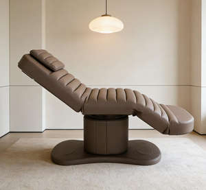 <span class=keywords><strong>Lit</strong></span> d'extension de cils motorisé incurvé, <span class=keywords><strong>lit</strong></span> de beauté pour le visage, chaises de salon de beauté et de spa - Product Image 1