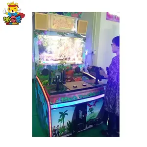 Máquina de jogo de arcade de tiro da selva dentro de venda imperdível