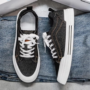 <span class=keywords><strong>Zapatos</strong></span> de Lona Ligeros y Transpirables <span class=keywords><strong>para</strong></span> <span class=keywords><strong>Hombre</strong></span>, Estilo Coreano, Suela Suave, Casuales, de Caña Baja, Planos y Modernos, Verano 2025 - Product Image 4