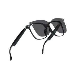 Cuffie occhiali da sole Smart Glasses impermeabili uomo senza fili BlueTooth chiamata conduzione in vetro fotocamera HD occhiali Audio