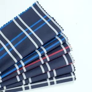 New design high quality plaid and checks 100% cotton textile and fabric