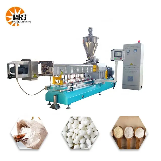 automatic modified starch making machine suppliers modified starch processing extrder machine production line