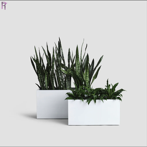 Plateau de rempotage mur flottant moules en métal en acier <span class=keywords><strong>corten</strong></span> grands pour jardinières intelligentes extérieures pot d'arrosage automatique de plante en lévitation - Product Image 2