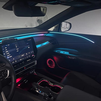 Kit d'éclairage d'ambiance pour voiture Lexus RX 350h 2023-2025, 64 couleurs LED, mise à niveau de l'intérieur, décoration d'ambiance, style cristal, 12v 3-5w